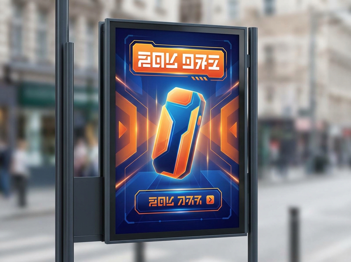 Advertising poster generated with NeoSpark